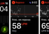 App de medición de ritmo cardíaco en el Apple Watch