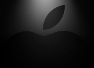 Logo de Apple con estilo cinematográfico