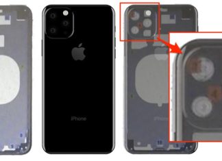 Imagen de una supuesta carcasa de iPhone con orificios para tres cámaras