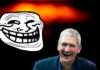 Tim Cook troleando un poco