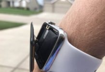 Apple Watch con la pantalla fuera