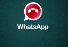 WhatsApp con icono en rojo