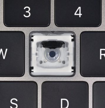 Teclado butterfly del MacBook Pro