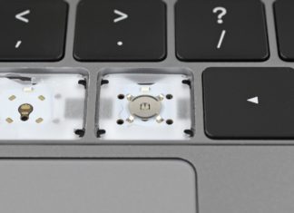 Teclado butterfly del MacBook Pro