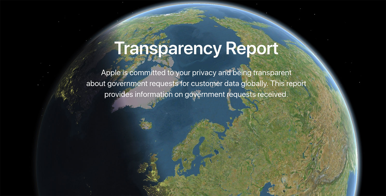 Informe de transparencia de Apple 2018