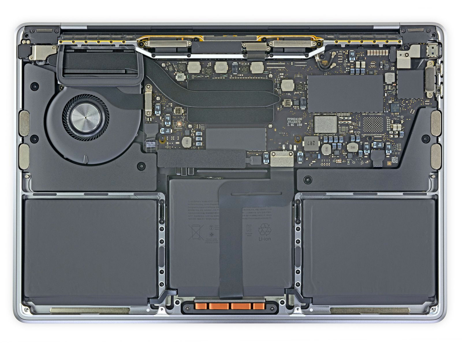MacBook Pro de 13 pulgadas del 2019 por dentro