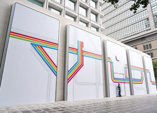 Obras de la nueva Apple Store de Marunouchi, en Tokio