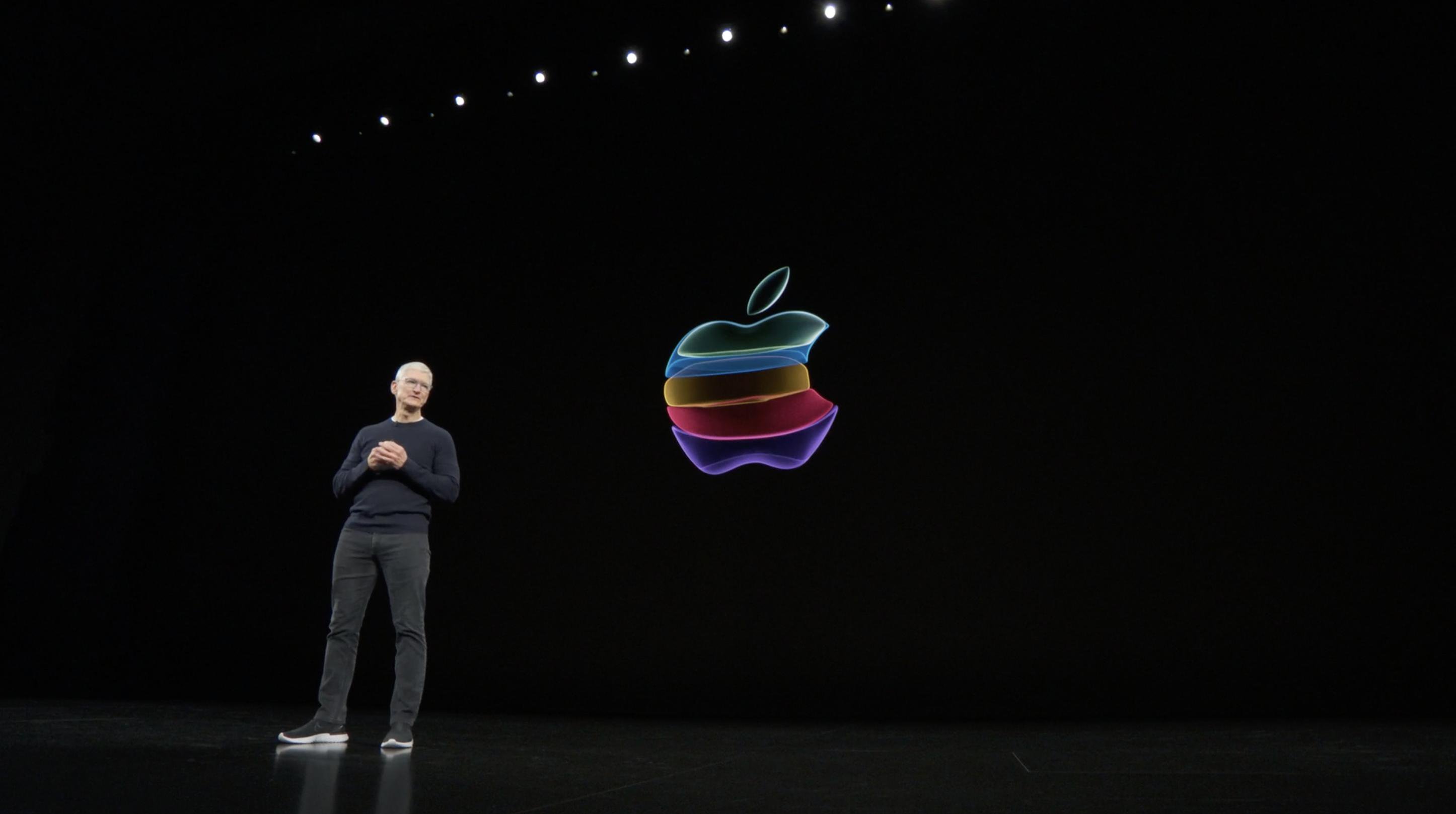 Keynote Septiembre 2019: Tim Cook y el logo de Apple