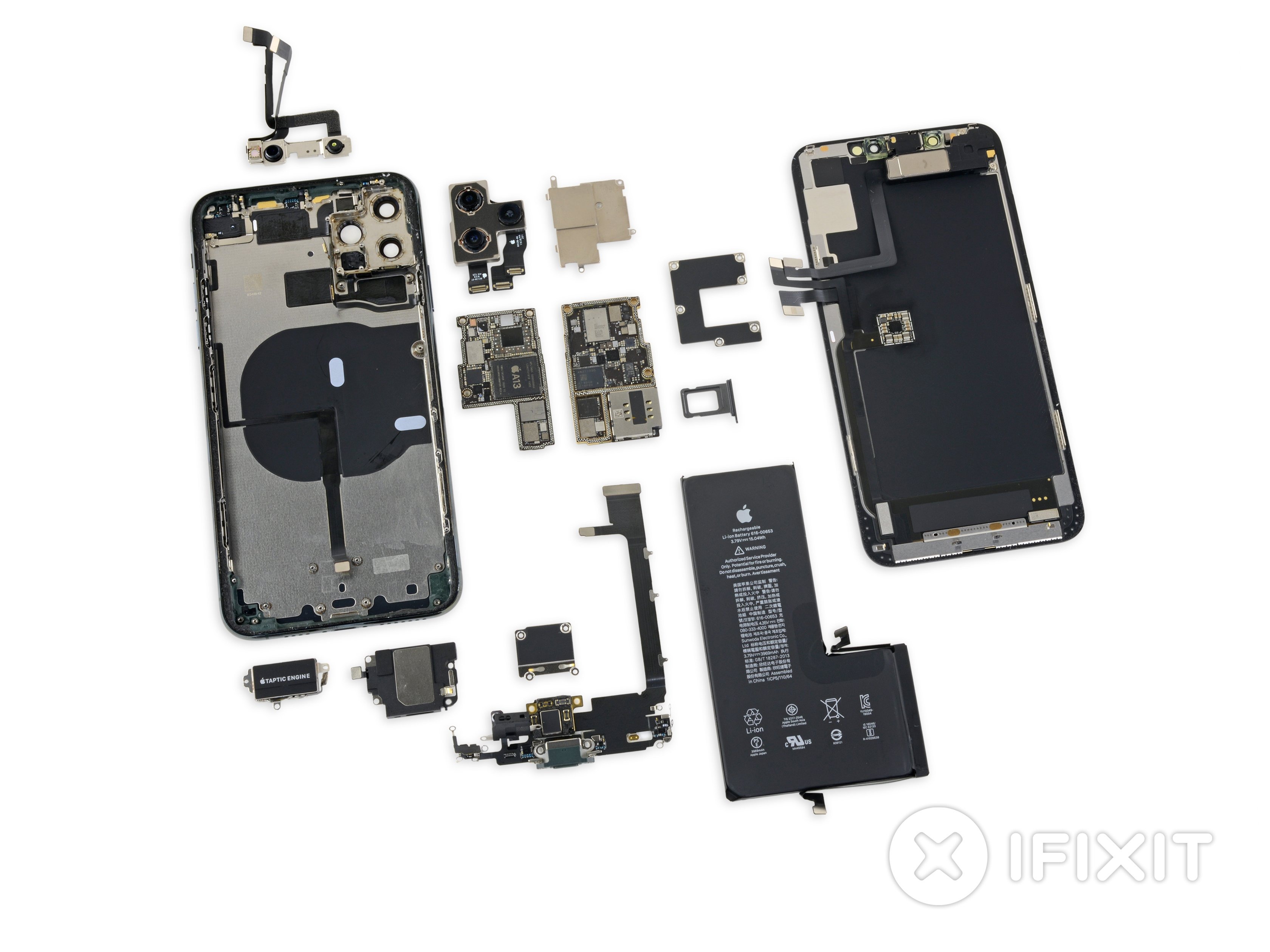 Todos los componentes del iPhone 11 Pro