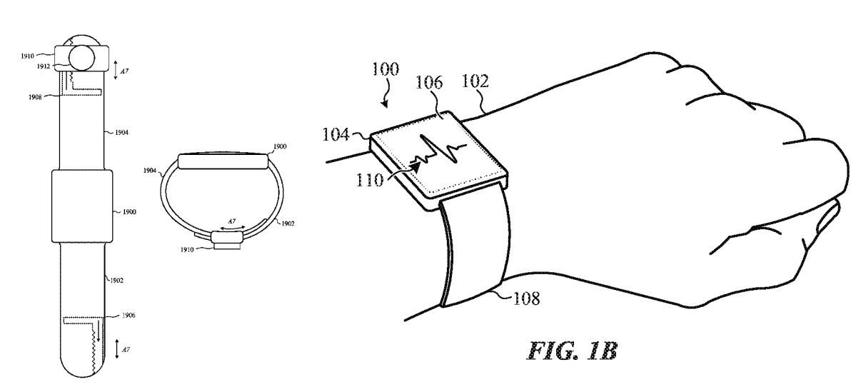 Patente de una robocorrea para Apple Watch