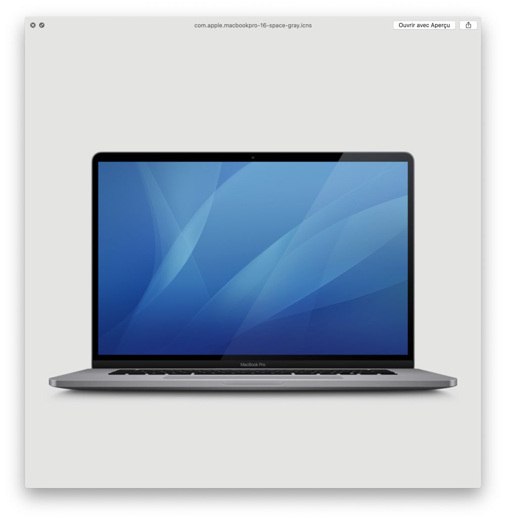 MacBook Pro de 16 pulgadas en color gris espacial
