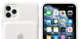 Smart Battery Case para iPhone 11 Pro, en color blanco