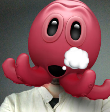 Animoji de Pulpo en la App de Clips