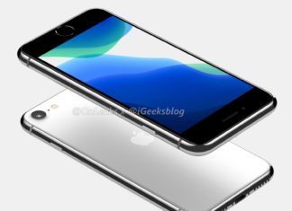 Concepto de diseño de un hipotético iPhonne 9 según rumores