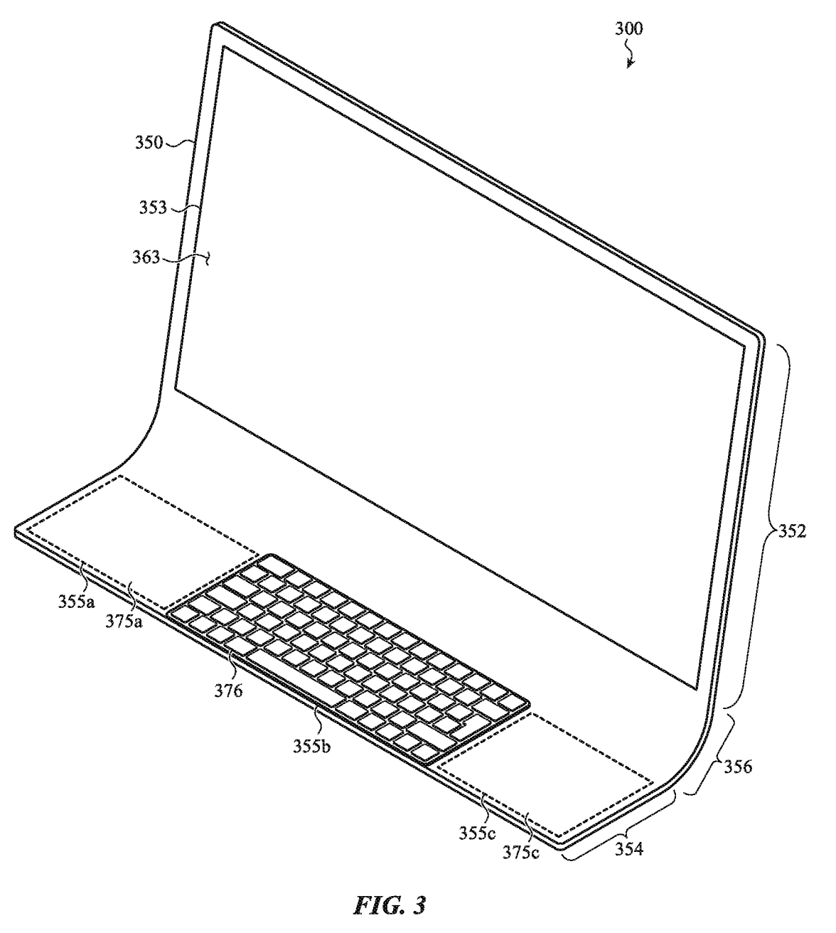 Patente mostrando un nuevo diseño de iMac hecho de una sola pieza de cristal