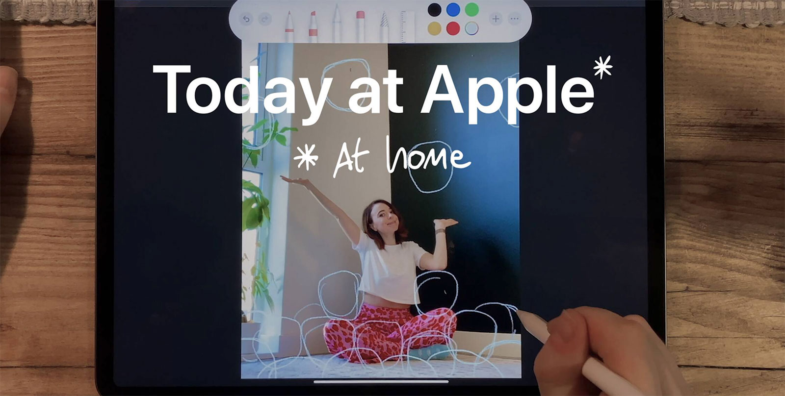 Today at Apple, at home