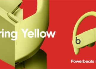 Powerbeats Pro en amarillo