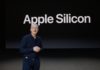 Tim Cook presentando Apple Silicon en la keynote de la WWDC 2020