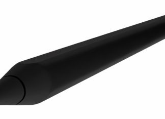 Concepto de diseño de Apple Pencil en negro