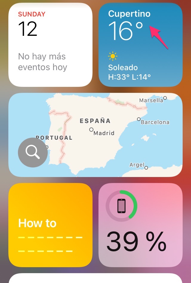 El Widget del Tiempo