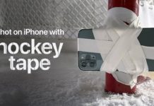 Anuncio de TV de hockey grabado con un iPhone 11