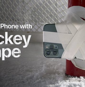 Anuncio de TV de hockey grabado con un iPhone 11