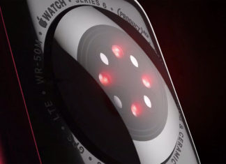 Sensores de luz infrarroja para medir saturación de oxígeno en sangre con el Apple Watch Series 6