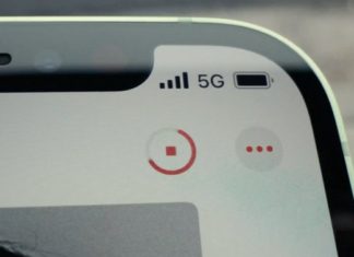 Conexión 5G en un iPhone 12