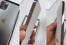 iPhone 12 Grafito en un unboxing