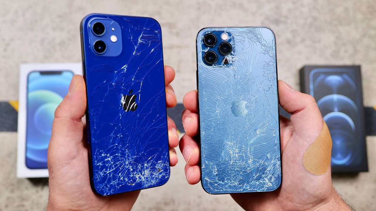 iPhone 12 y 12 Pro con el cristal roto