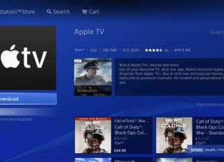 Apple TV en una PlayStation 4