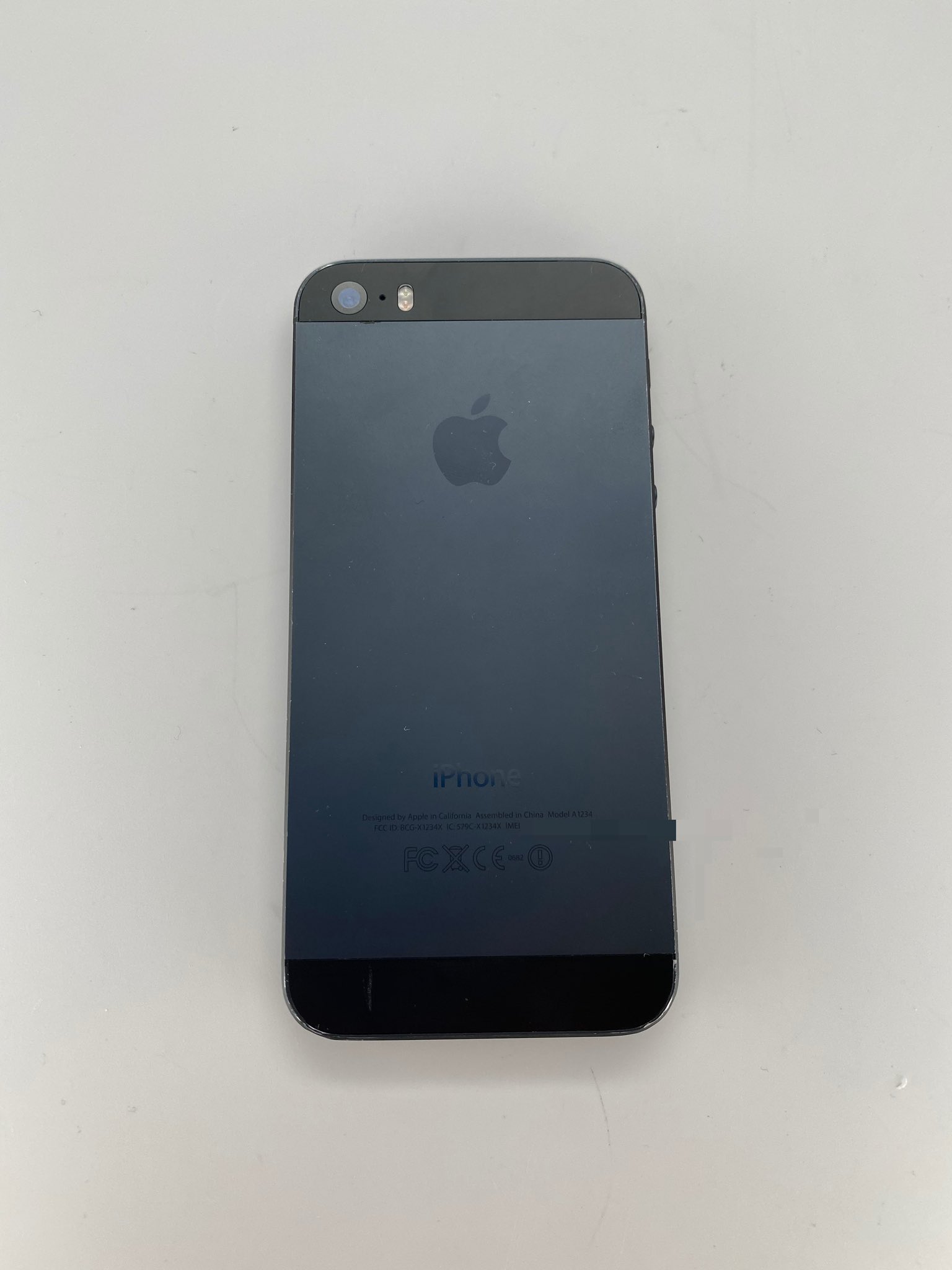 Prototipo de iPhone 5S en color negro