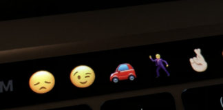 Touch Bar en un MacBook Pro M1