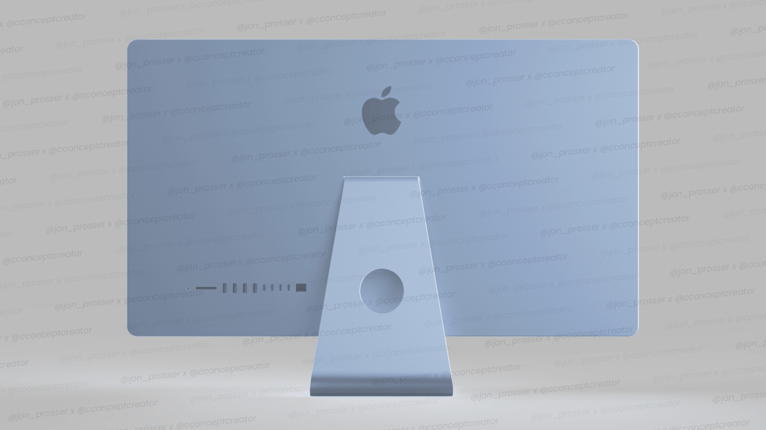 Concepto de diseño de iMac de colores