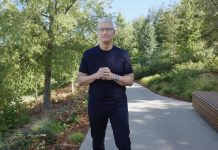 Tim Cook en el Apple Park