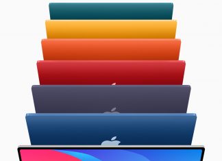 Concepto de diseño de iMac de colores sin barbilla