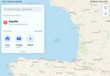 España y Portugal en Apple Maps