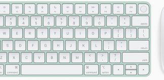 Magic Keyboard de color verde