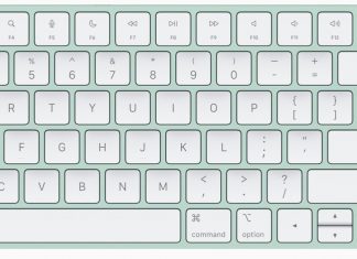 Magic Keyboard de color verde