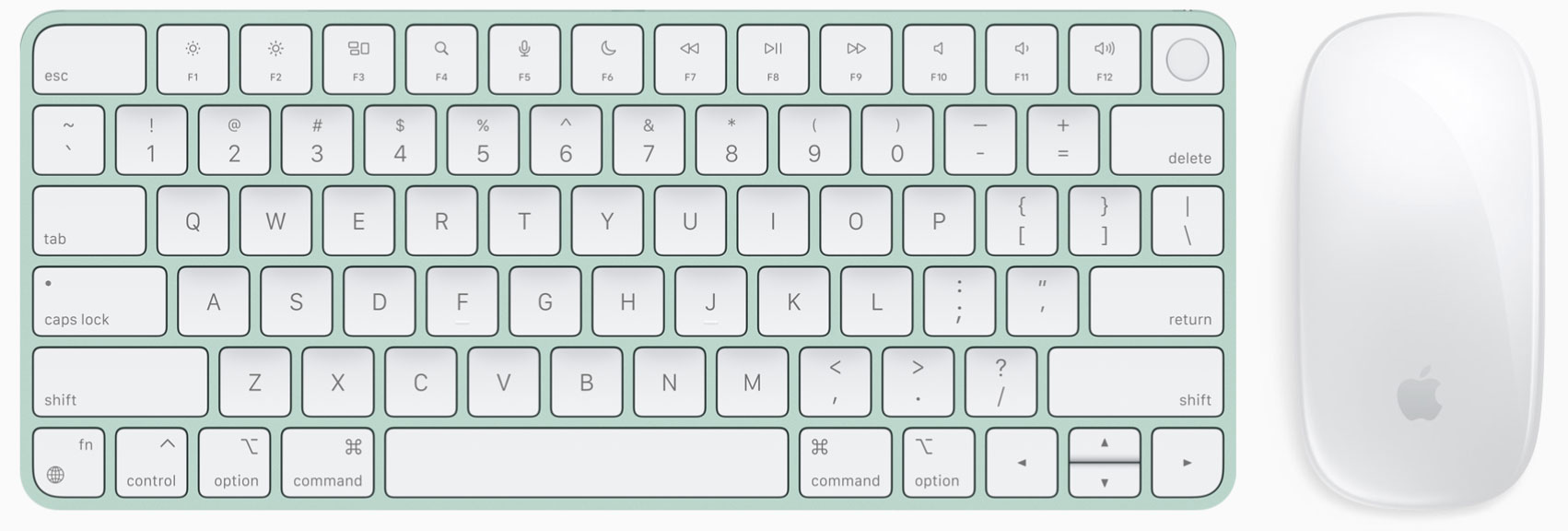 Magic Keyboard de color verde