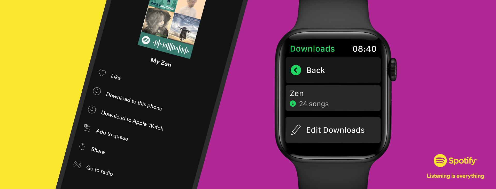 Spotify en el Apple Watch
