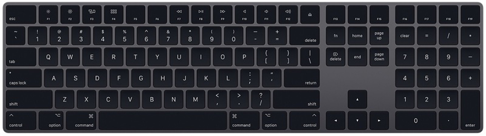 Magic Keyboard gris espacial