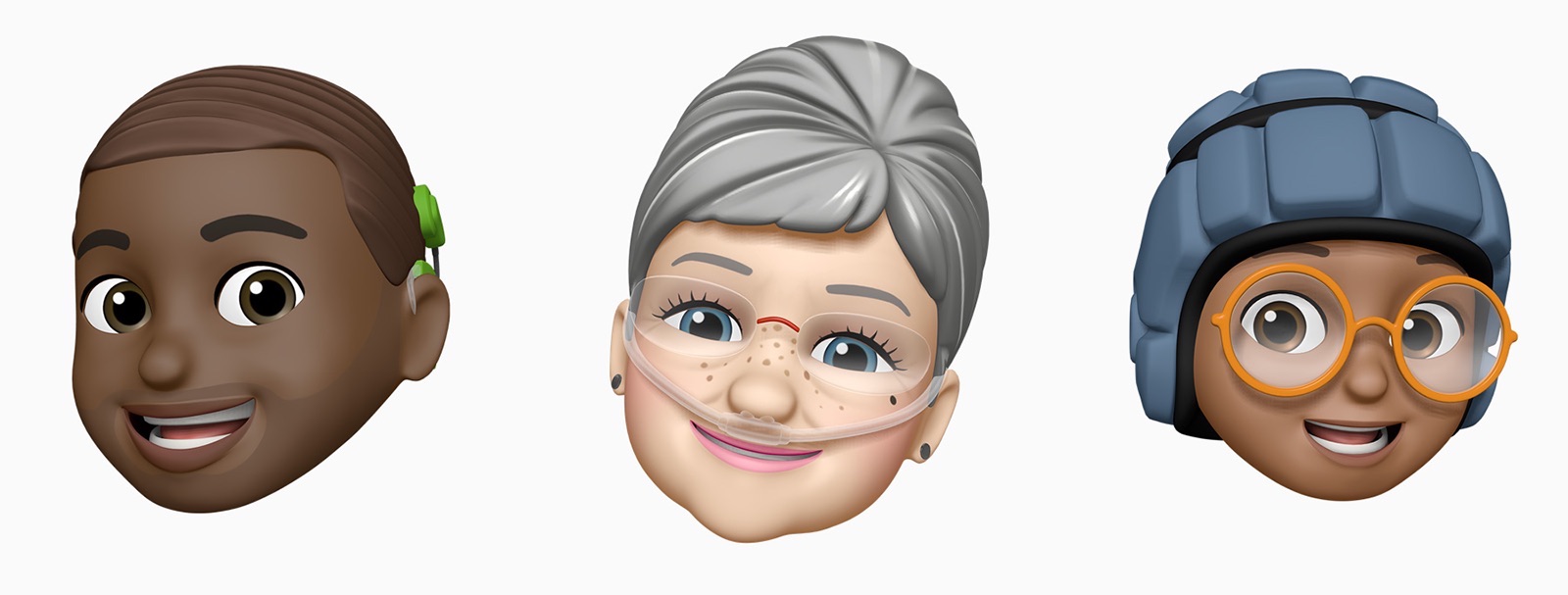 Memojis con gafas o implantes cocleares 