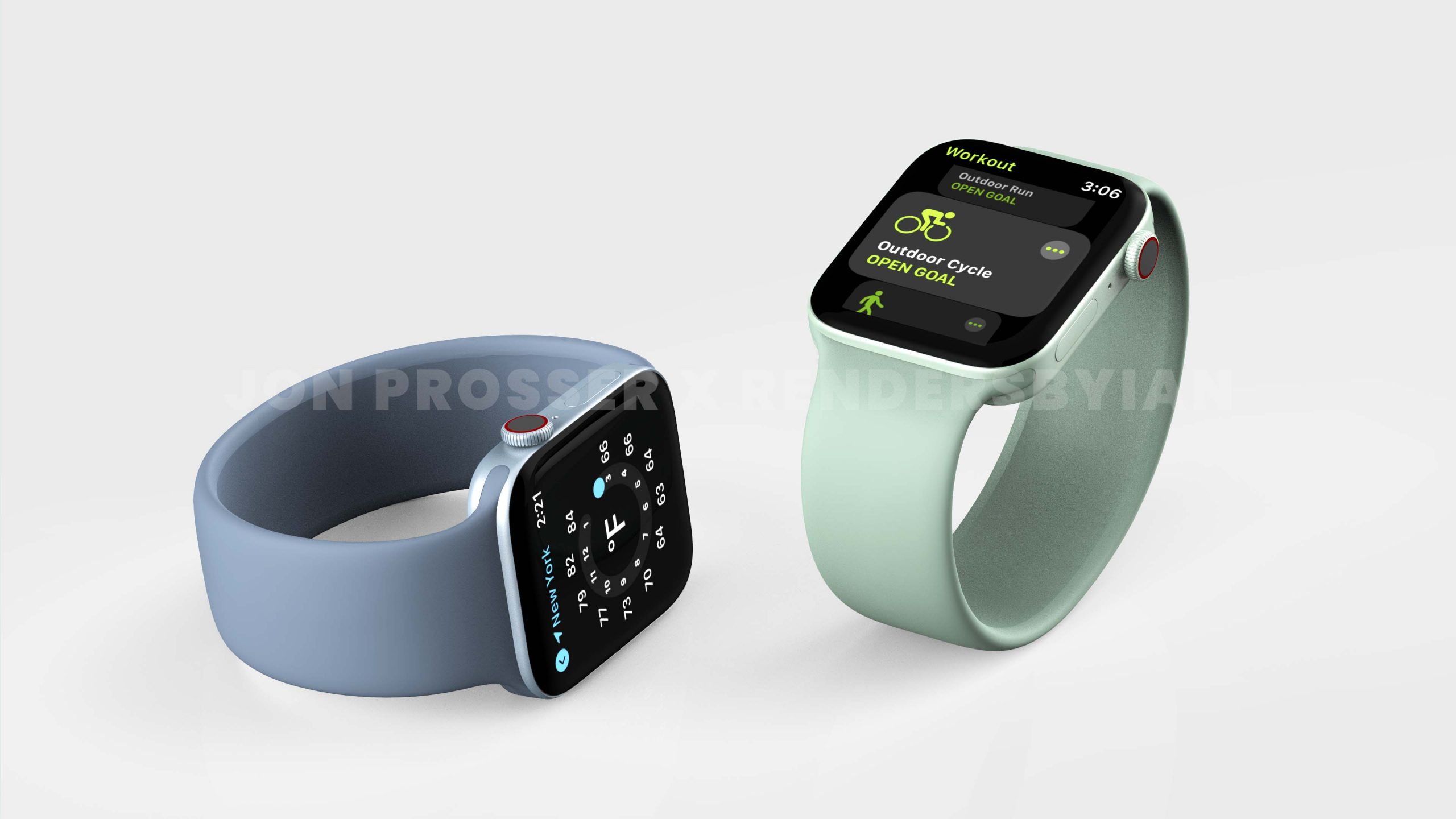 Concepto de diseño de Apple Watch Series 7