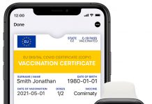 Certificado COVID europeo en el iPhone y Apple Watch