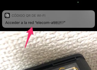 Escaneando un código QR para acceder a una red Wi-Fi automáticamente