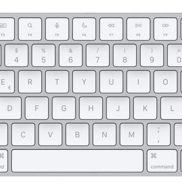 Magic Keyboard con Touch ID en color plateado