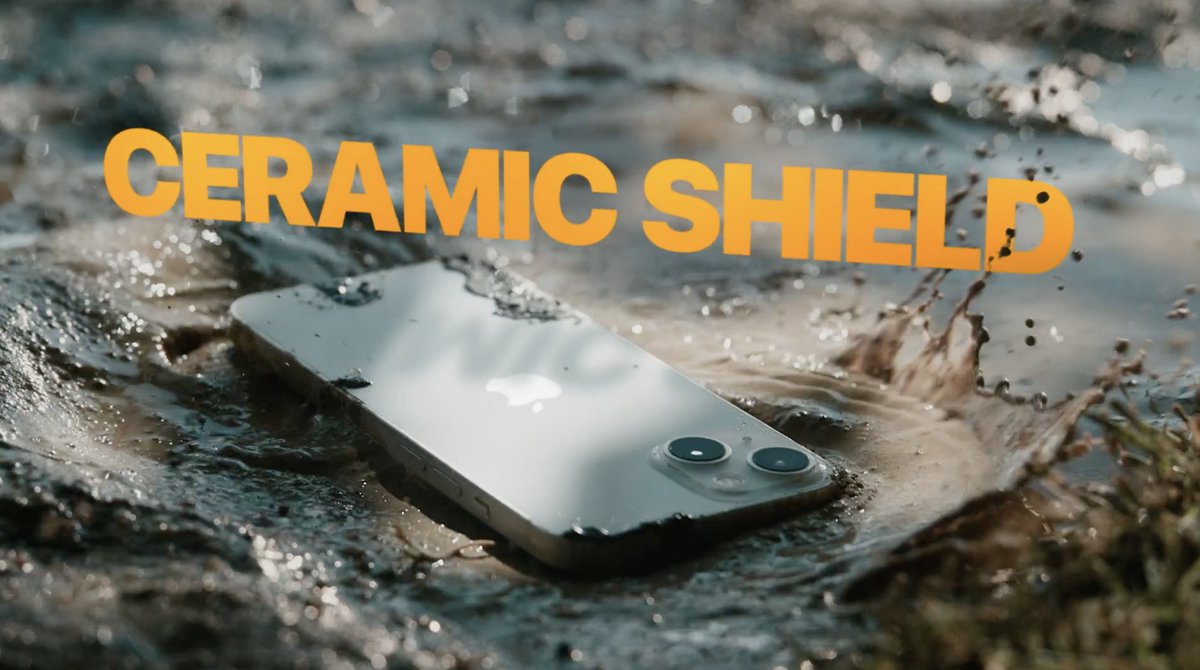 Ceramic Shield o escudo cerámico de la pantalla del iPhone 13