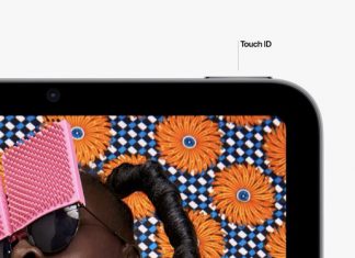 Touch ID en el botón de encendido en el iPad mini 6