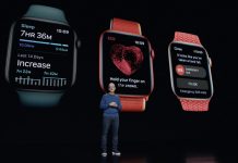 Tim Cook en la presentación del Apple Watch Series 7